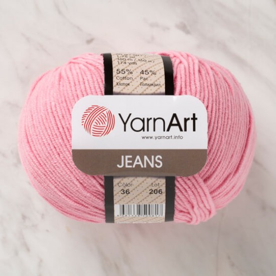 YarnArt Jeans  Pembe 36