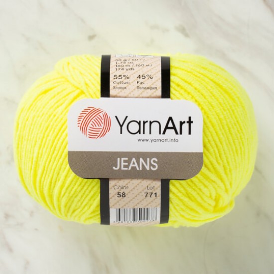 YarnArt Jeans Sarı 58