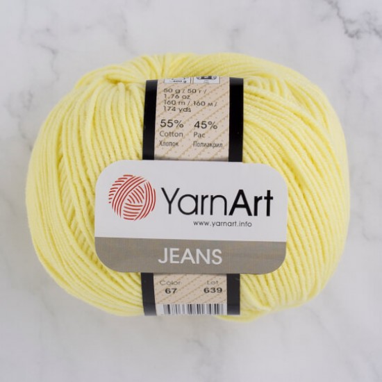 YarnArt Jeans Bebek Sarısı 67