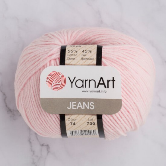 YarnArt  Jeans Toz Pembe 74