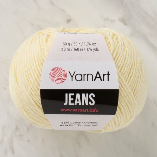 YarnArt Jeans Açık Sarı 86