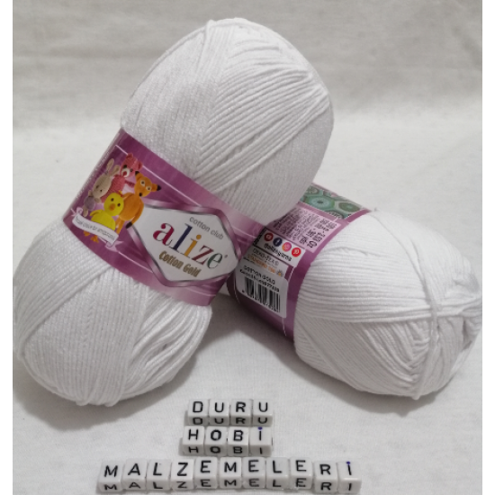 Alize Cotton Gold Beyaz 55