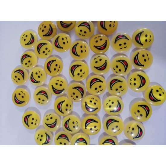 14 mm Emoji Düğme 5