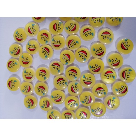 14 mm Emoji Düğme 6