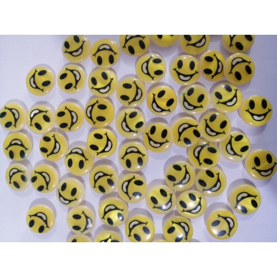 14 mm Emoji Düğme 8