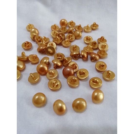 İnci Düğme Gold 10 mm