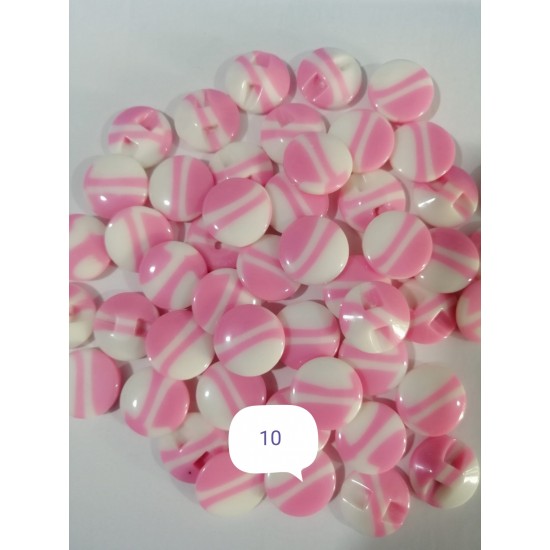 Pembe Düğme 14 mm