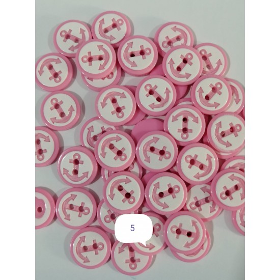 14 mm Pembe Düğme