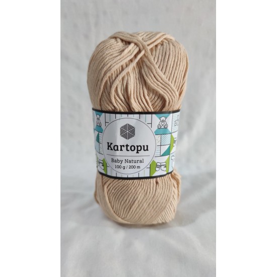 Kartopu Baby Naturel Bej K1548