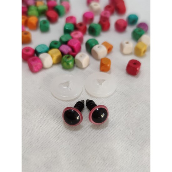 8 mm Renkli Göz Pembe