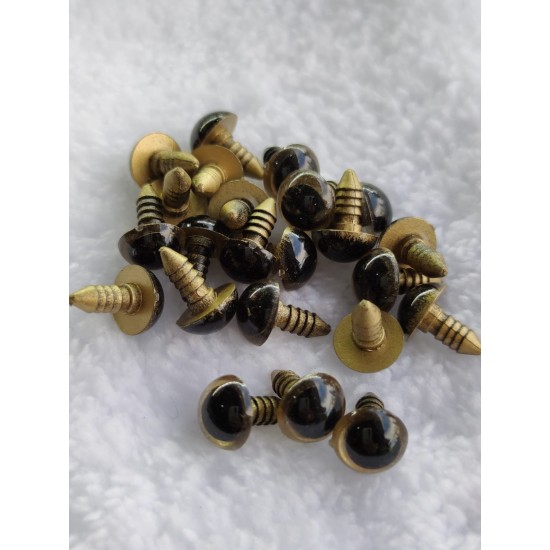 12 mm Renkli Göz Gold