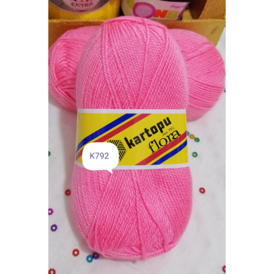 Kartopu Flora Pembe K792