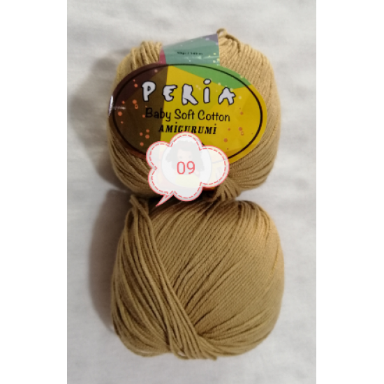 Peria Baby Soft Cotton Sütlü Kahve 09