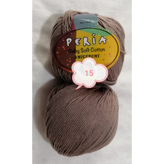 Peria Baby Soft Cotton Füme 15