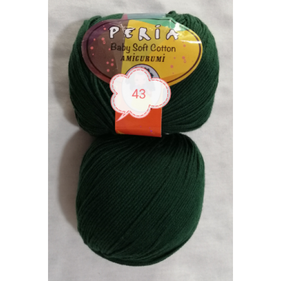 Peria Baby Soft Cotton Zümrüt Yeşil 43