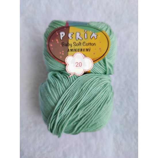 Peria Baby Soft Cotton Su Yeşili 20