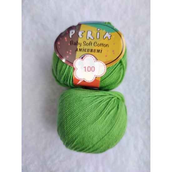 Peria Baby Soft Cotton Çimen Yeşili 100