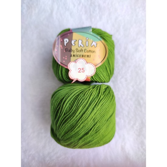 Peria Baby Soft Cotton Yeşil 25