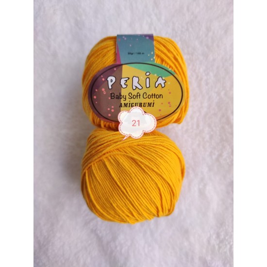 Peria Baby Soft Cotton Sarı 21